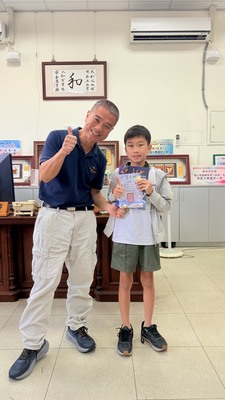 兒童天地投稿優良作品入選-恭喜童祺崴小朋友