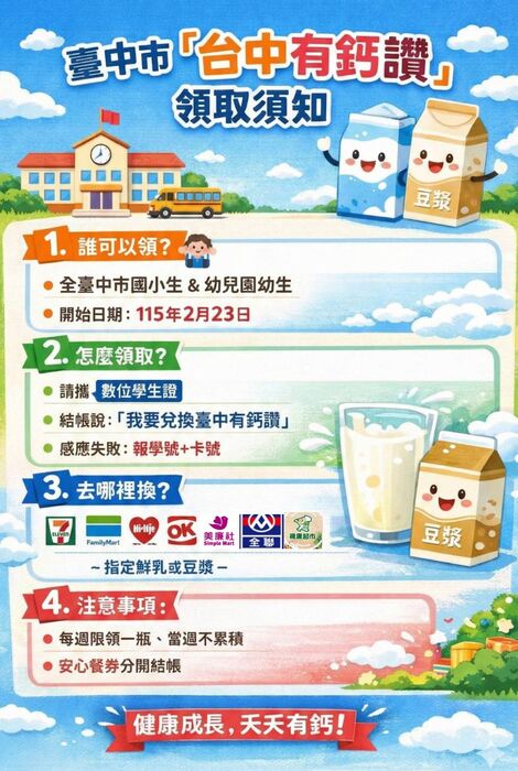 臺中有鈣讚圖片