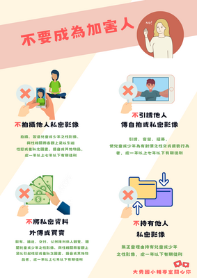 小心避免成為加害人(大勇輔導室關心你)圖片