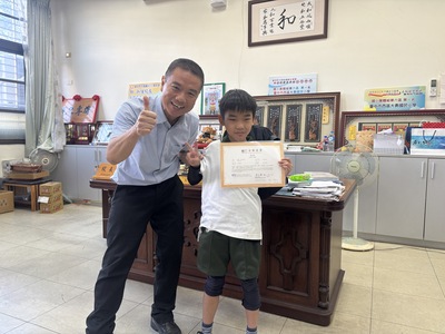 恭喜廖思齊小朋友，表現得太棒了！圖片